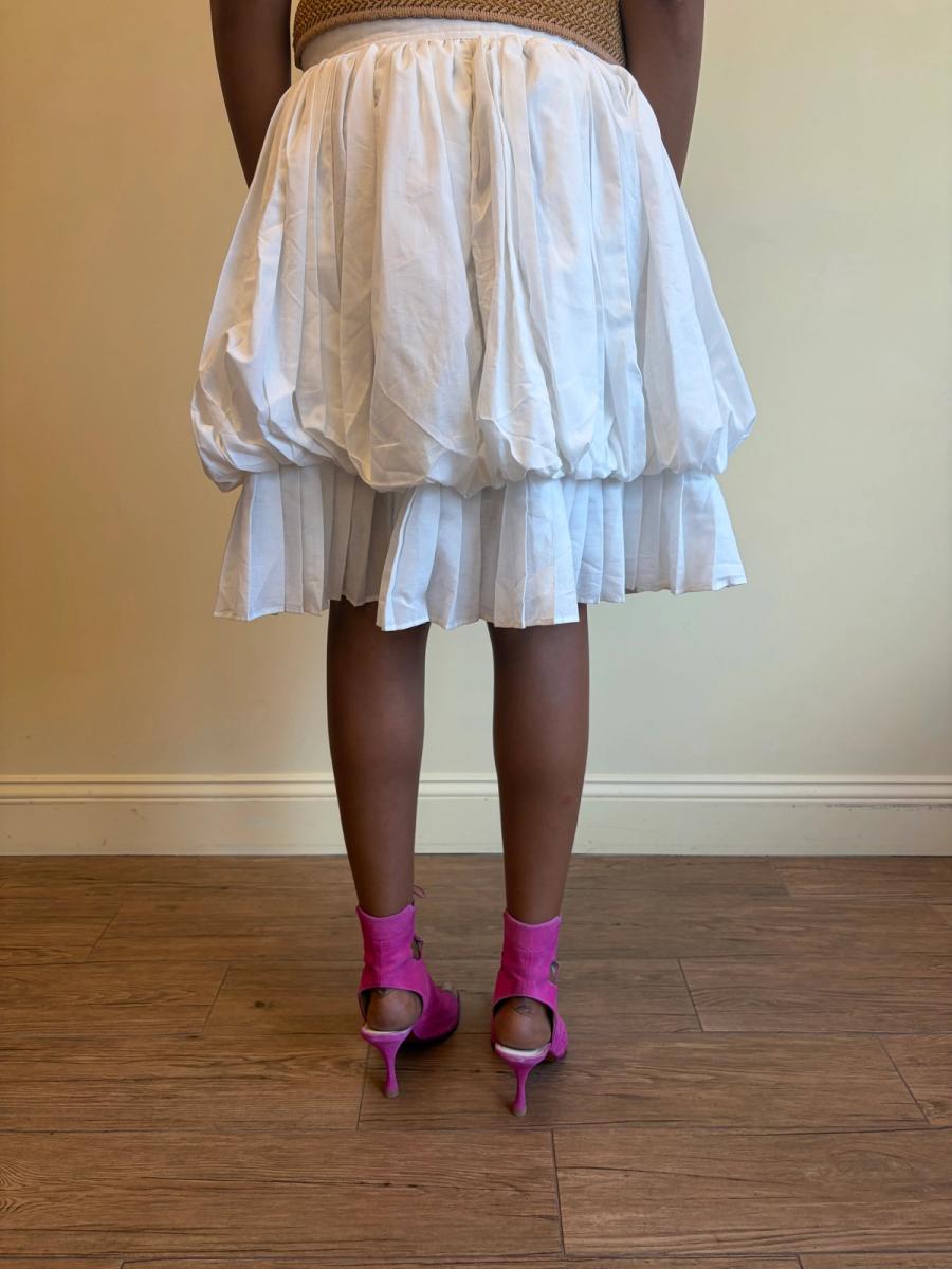 1980s Chantal Thomass Bubble Hobbling Skirt product image