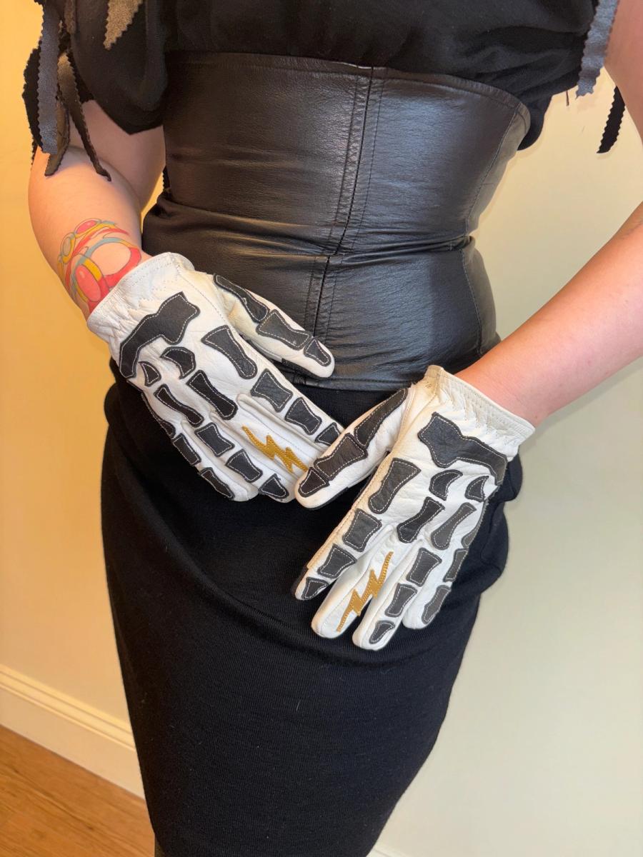 Maroon Bell Motorcycle Gloves product image