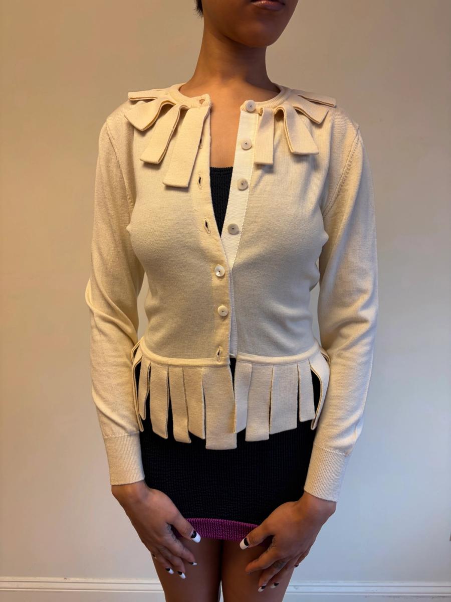 Pour Toi Tricot Ribbon Knit Cardigan  product image