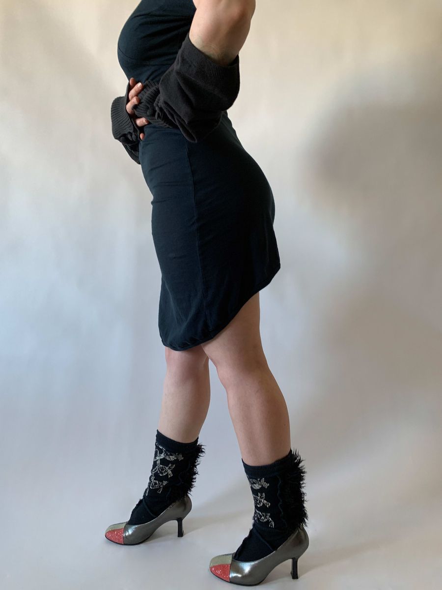 90s Vivienne Westwood Orb Black Dress product image