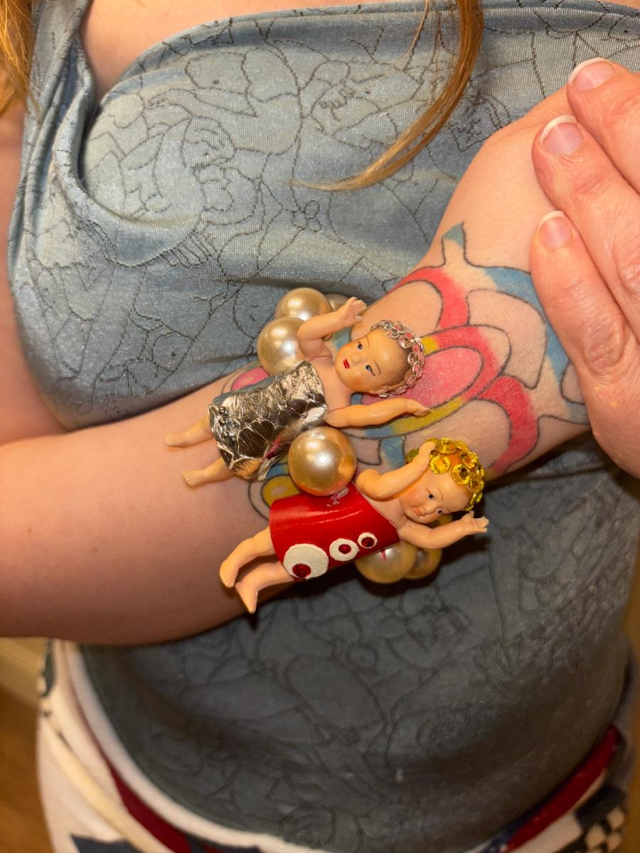 Irina Volkonskii Rhinestone Doll Bracelet product image