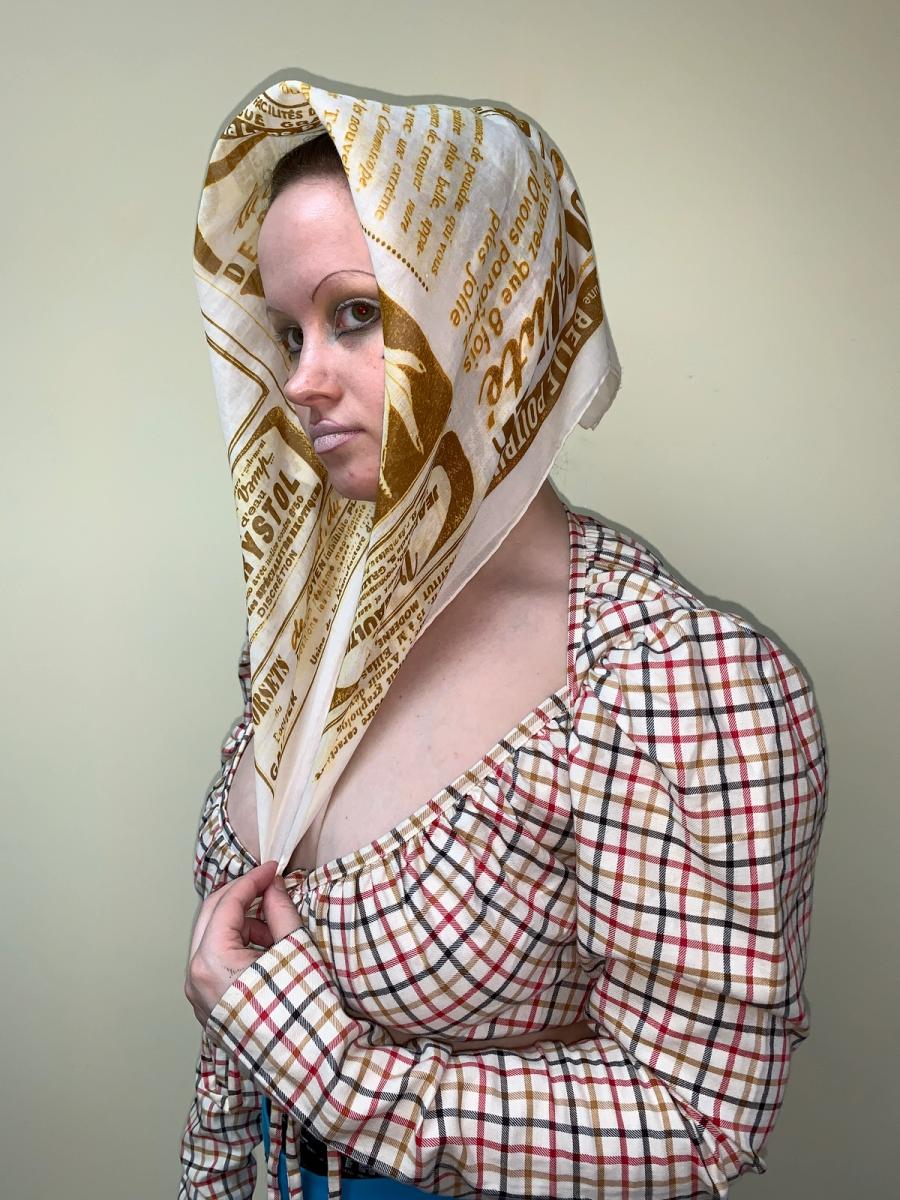 Jean Paul Gaultier Newsprint Handkerchief product image