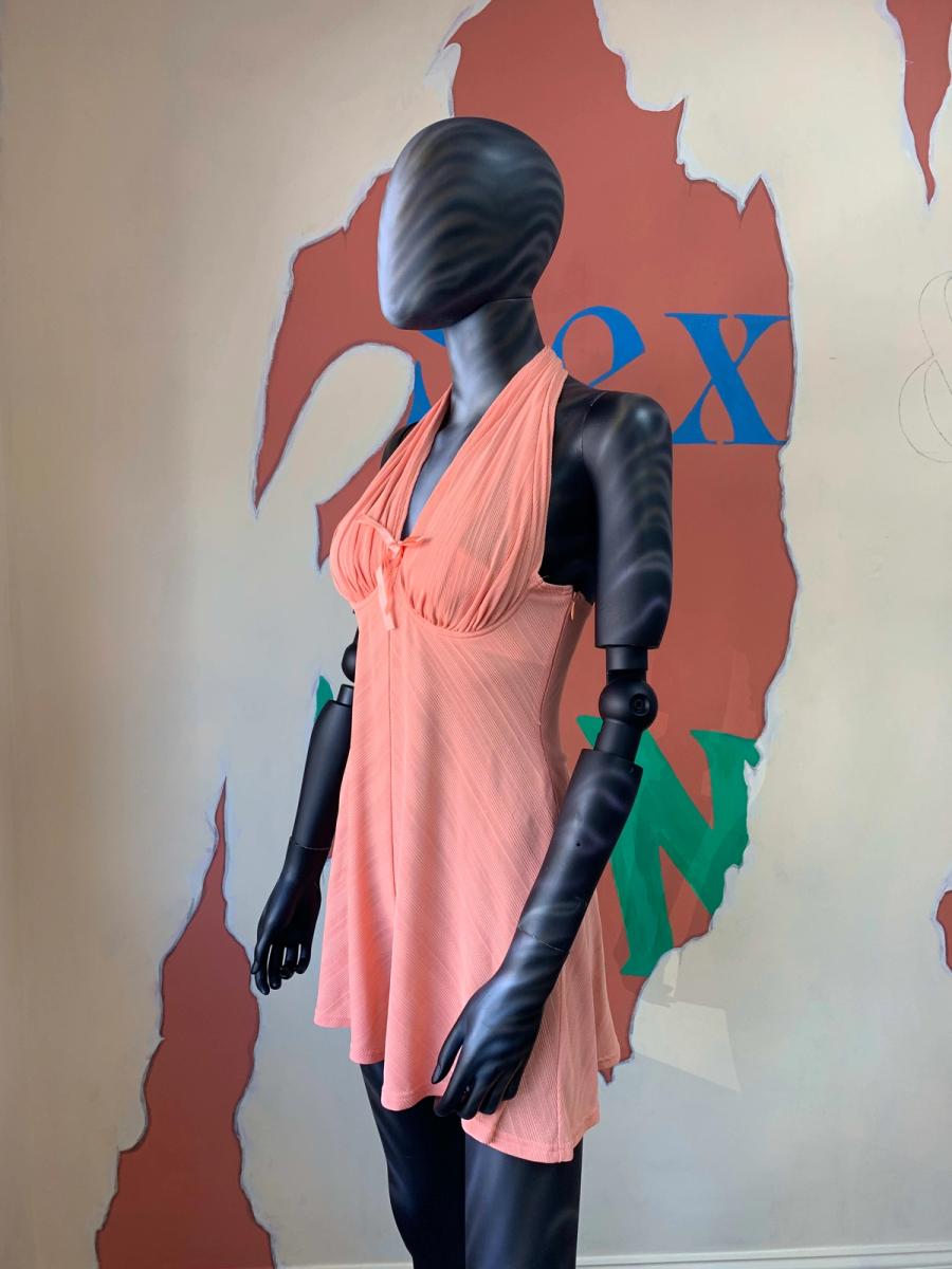 90s Chantal Thomass Peach Romper product image