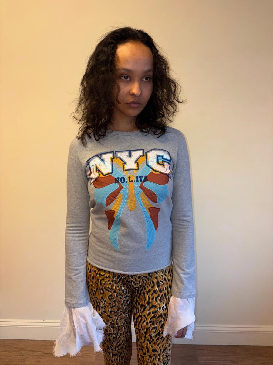 NYC Butterfly Patchwork Top product image