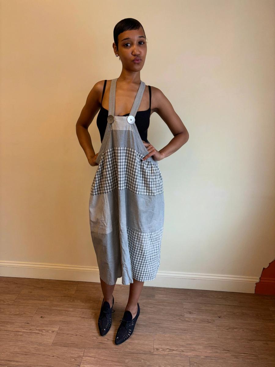 Rachel Auburn 80s Apron Jumper 
