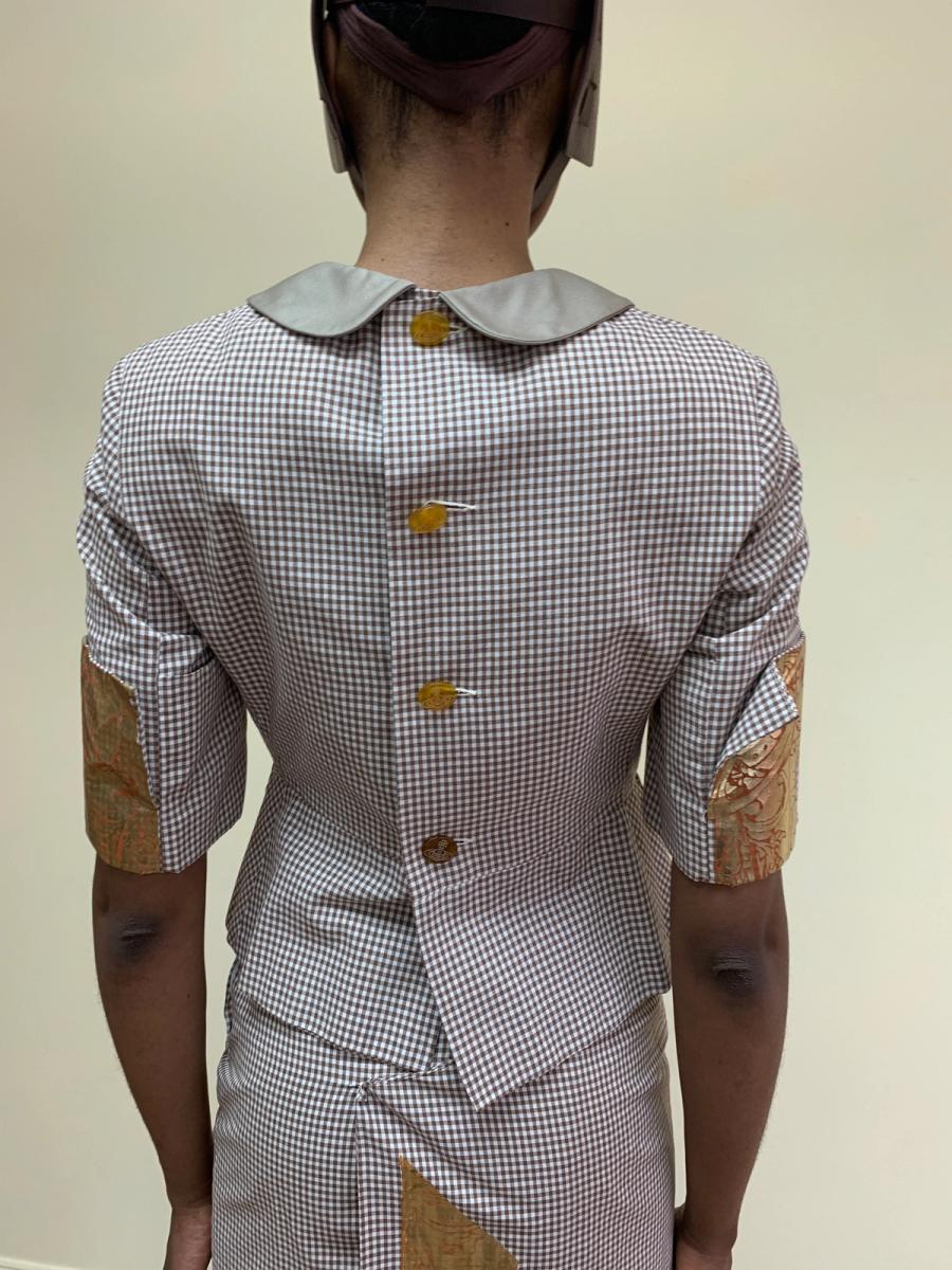 Vivienne Westwood 1989 'Civilizade' Gingham Suit With Gold Frame product image
