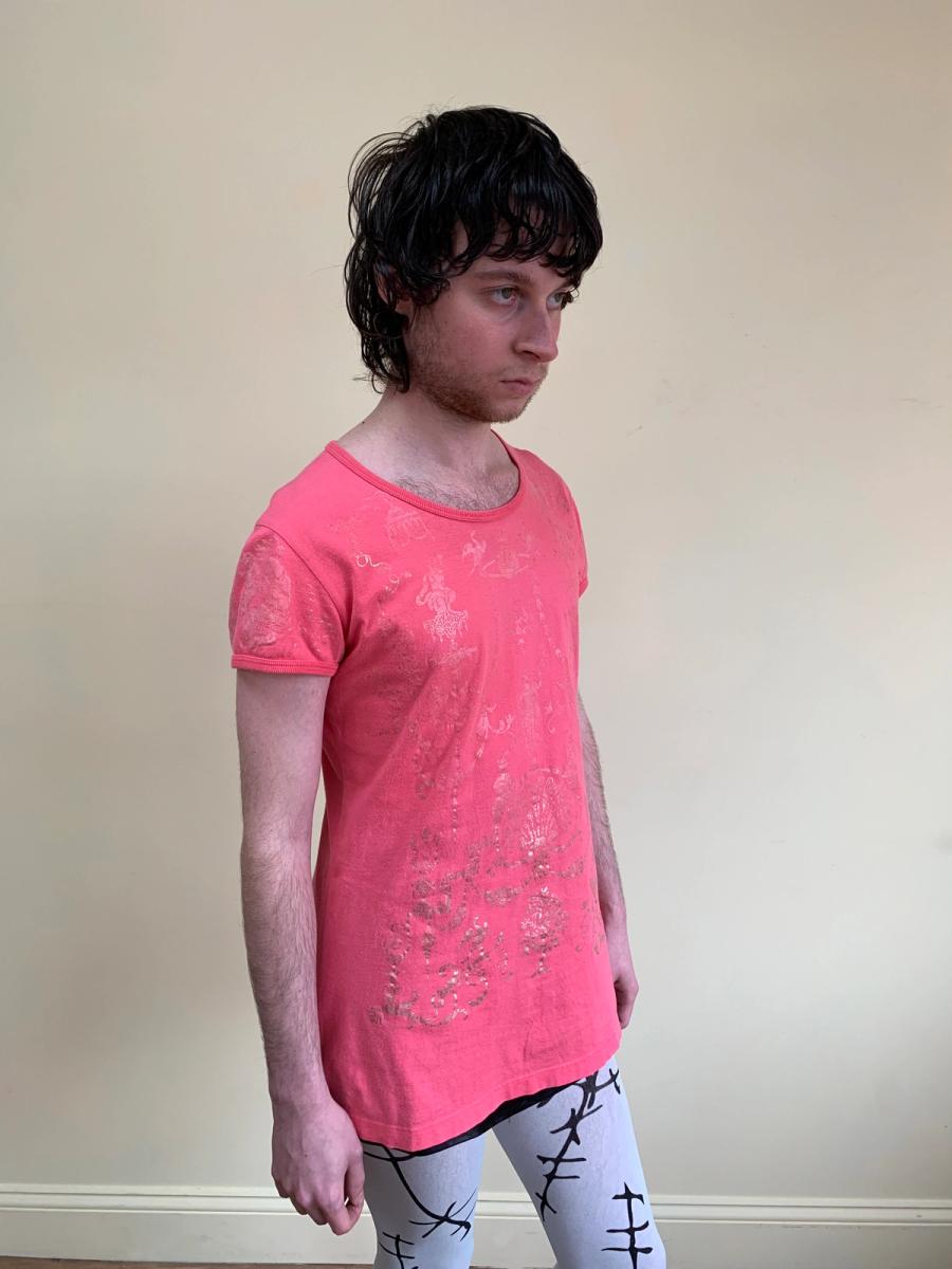 Vivienne Westwood 1990 Bubblegum Pink Boulle Tee product image