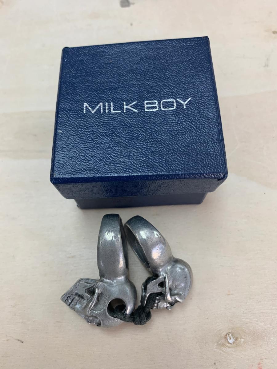 90s Milkboy Double Skull Ring product image