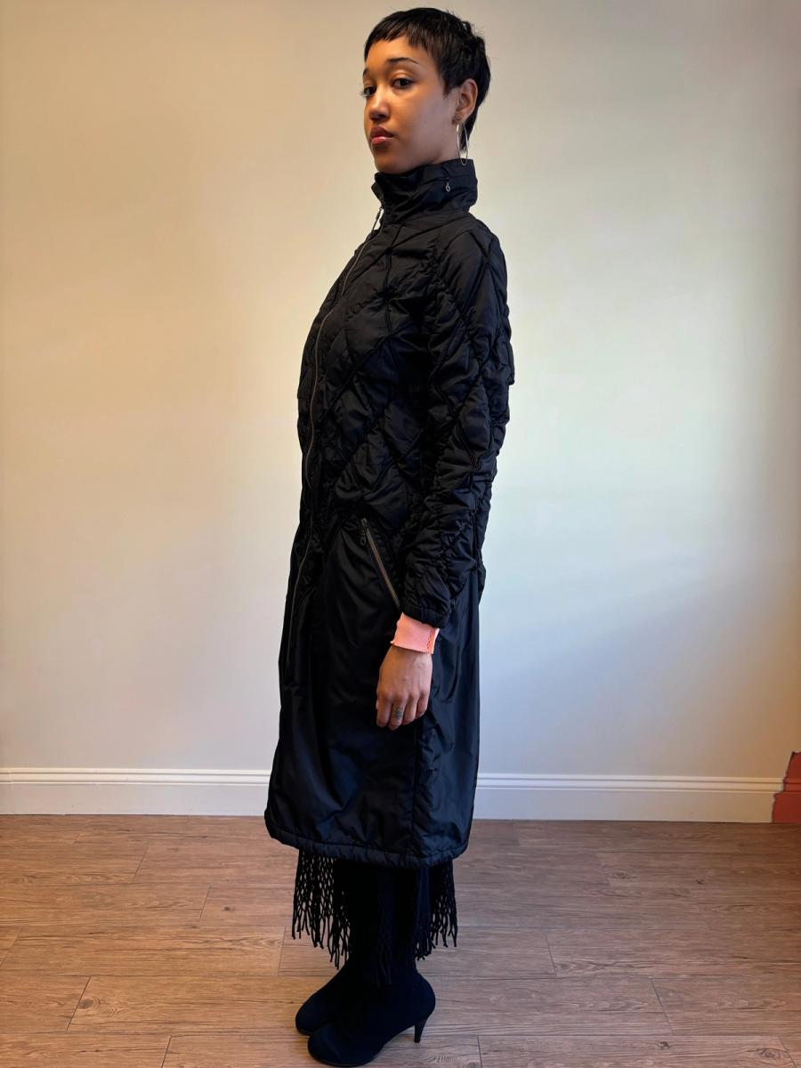 Marithé François Girbaud Long Black Puffer Jacket product image