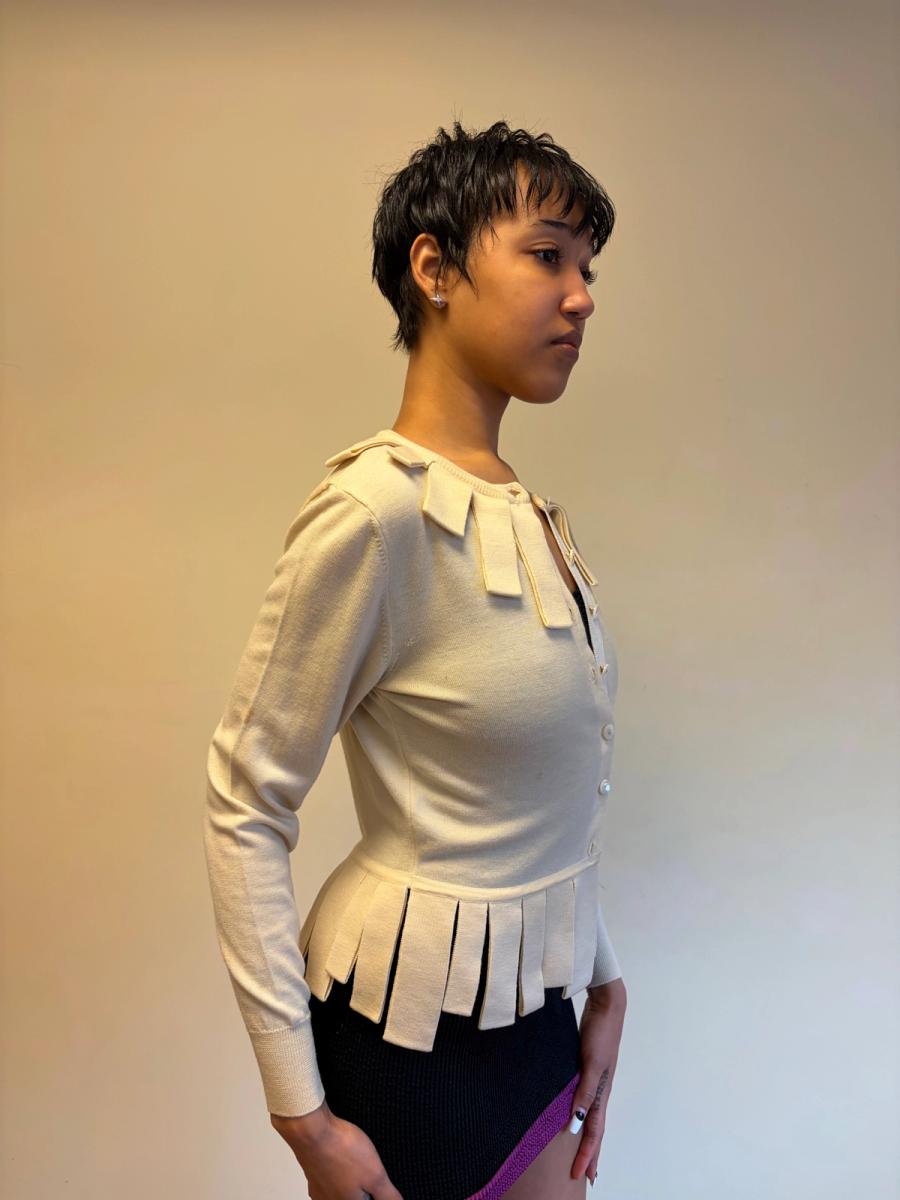 Pour Toi Tricot Ribbon Knit Cardigan product image