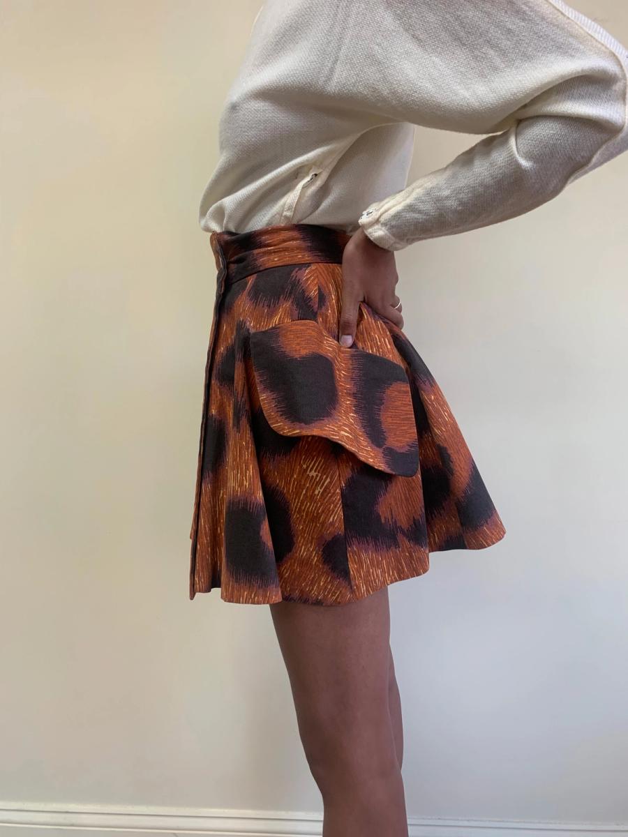 Vivienne Westwood Rare SS94 Café Society Cheetah Skirt product image