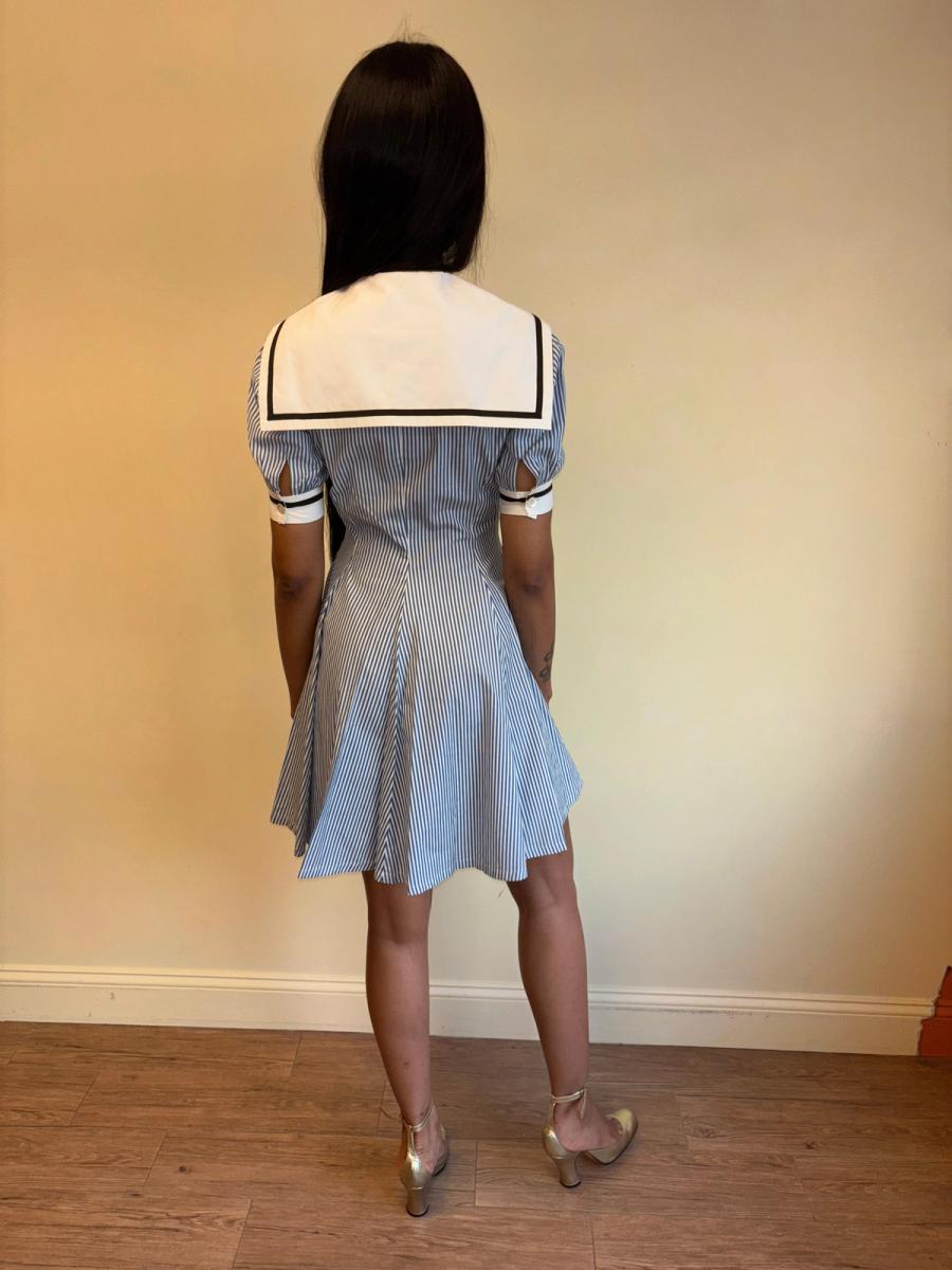 80s Norma Kamali Sailor Dress product image
