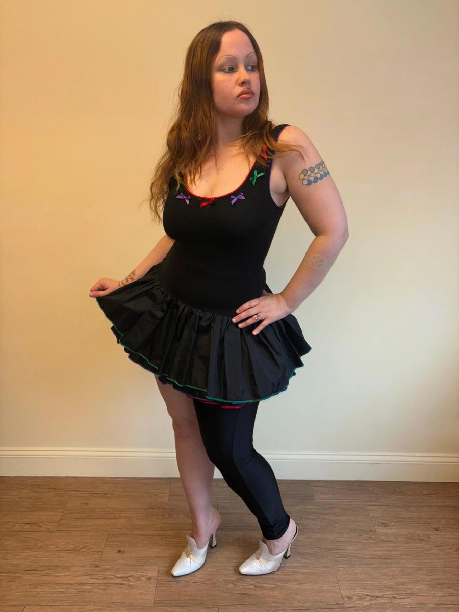 80s Lolita Lempicka Bow Dress product image