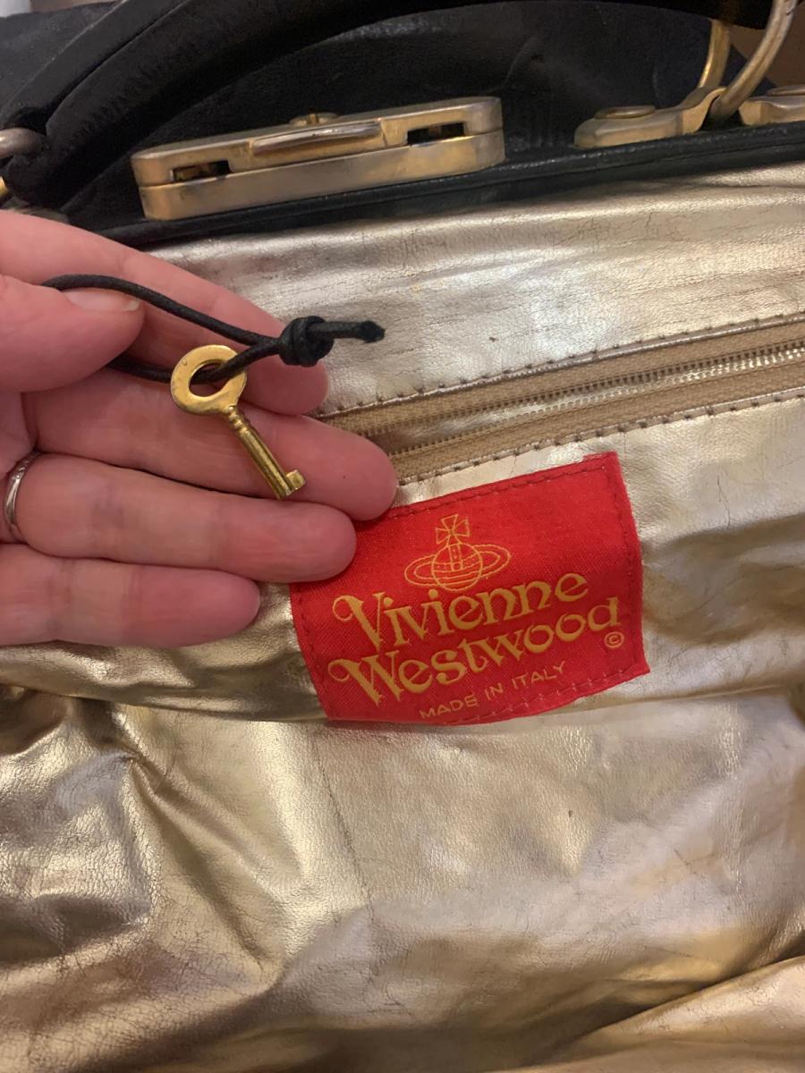 Vivienne Westwood "On Liberty" Leather Doctor Bag with Oversized Brass Orb product image