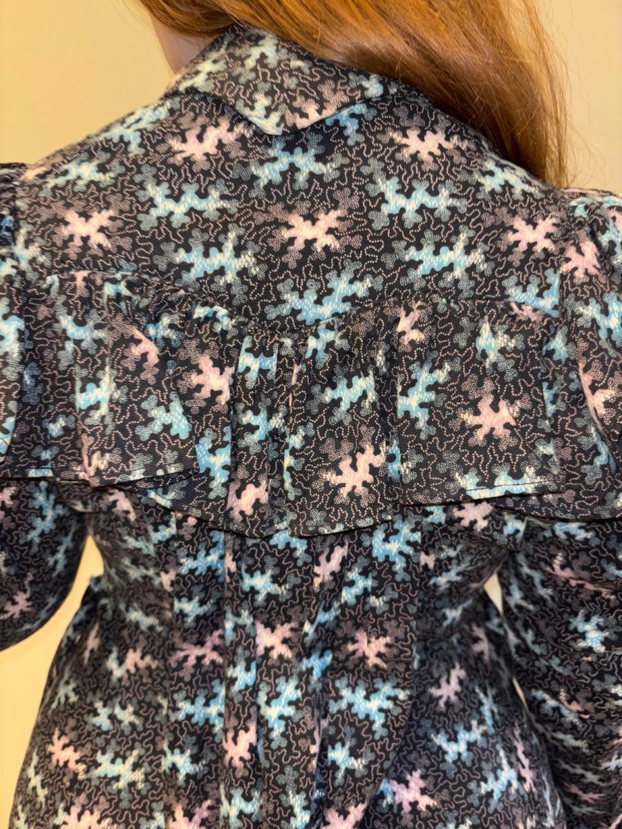 1800s Vermicular Print Vibrant Wrapper product image