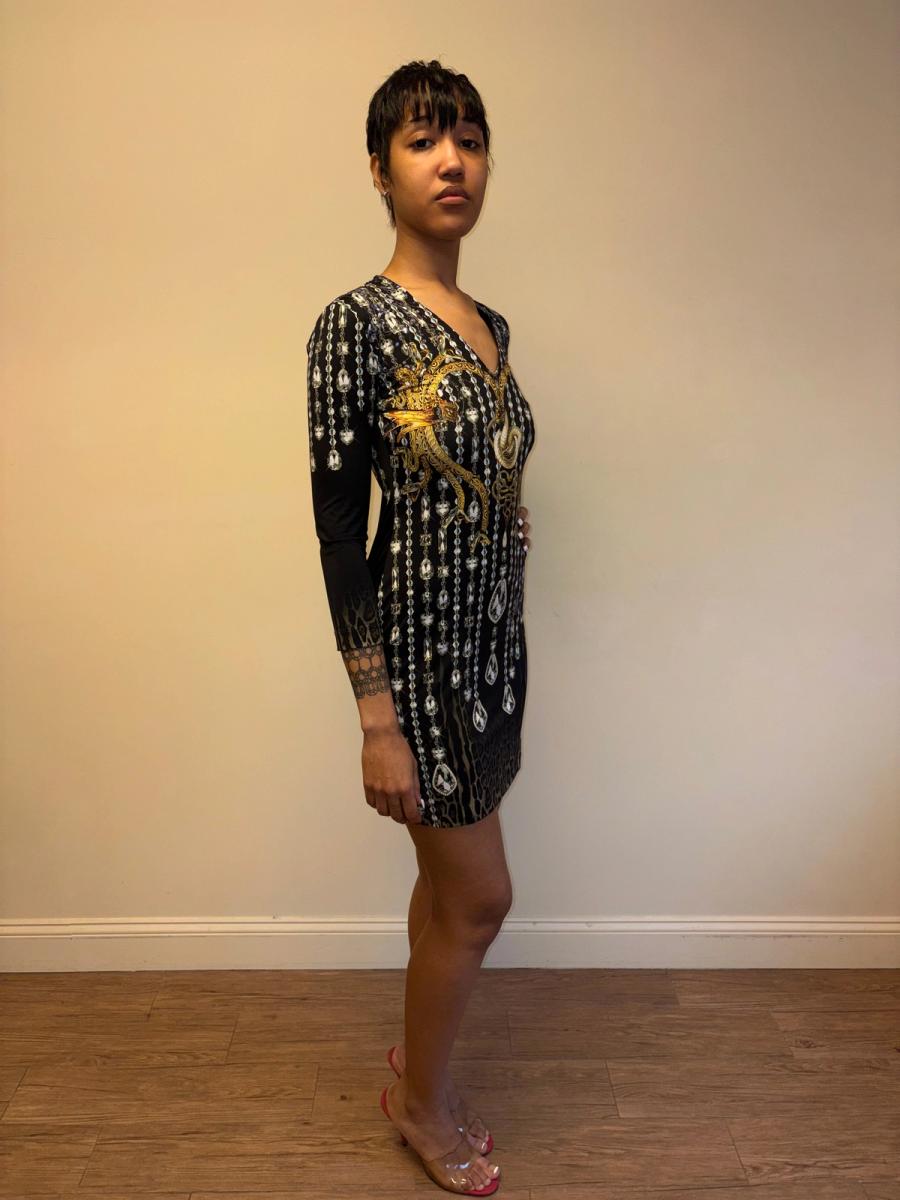 Cavalli Snake Print Bodycon Dress product image