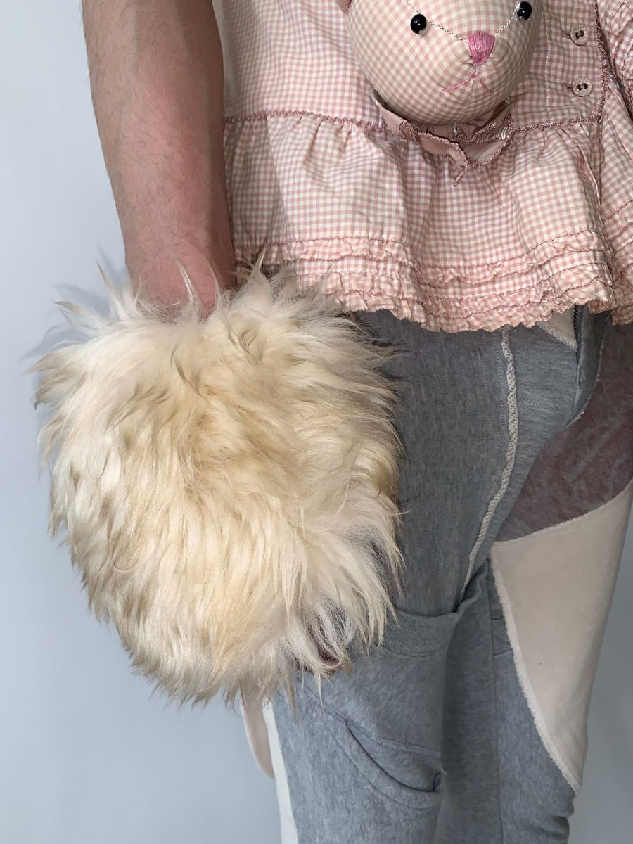Vivienne Westwood 90s Gold Label Shearling Mitts  product image