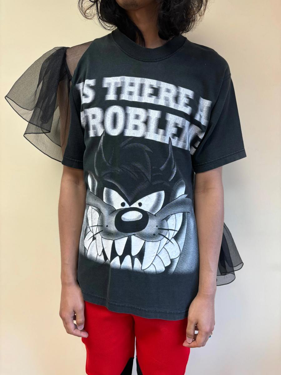 DryCleanOnly Tasmanian Devil Patchwork Mini Dress product image