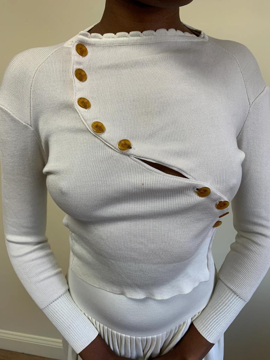 90s Vivienne Westwood Asymmetrical Cardigan product image