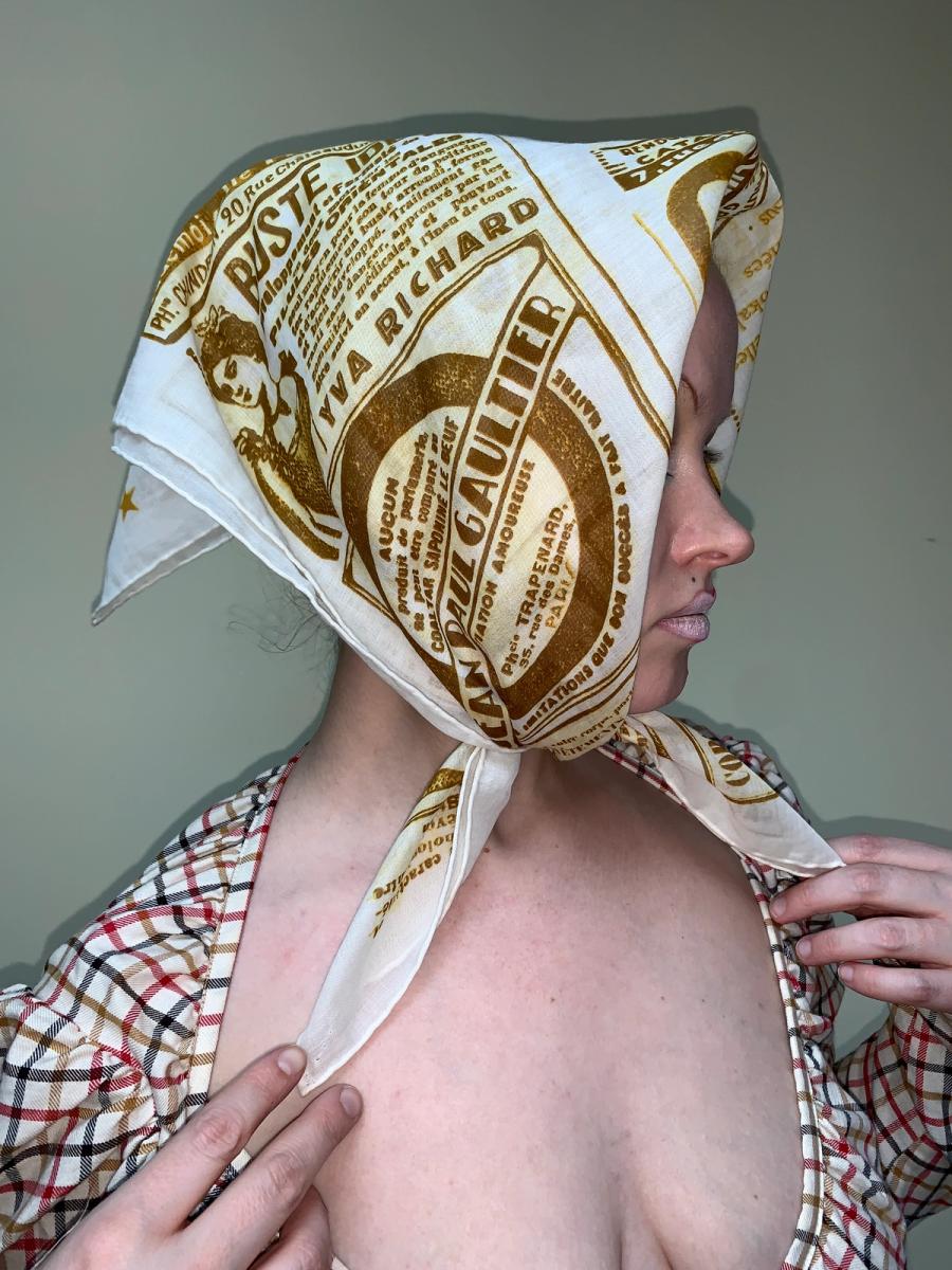 Jean Paul Gaultier Newsprint Handkerchief product image