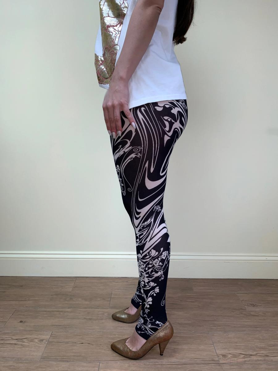 Issey Miyake SS 2004 Tattoo Art Nouveau Leggings product image