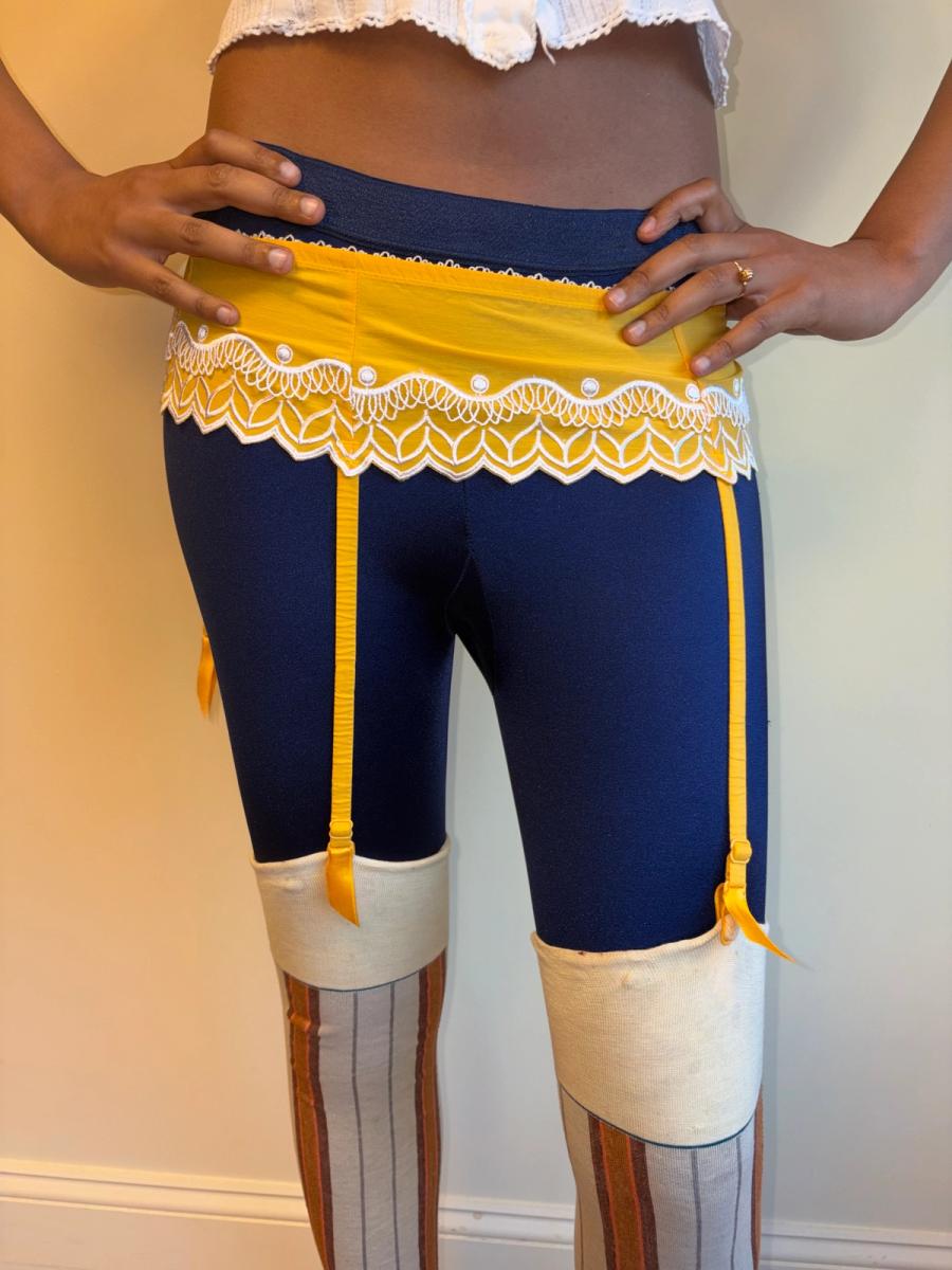90s Ravage Yellow Garter Belt product image