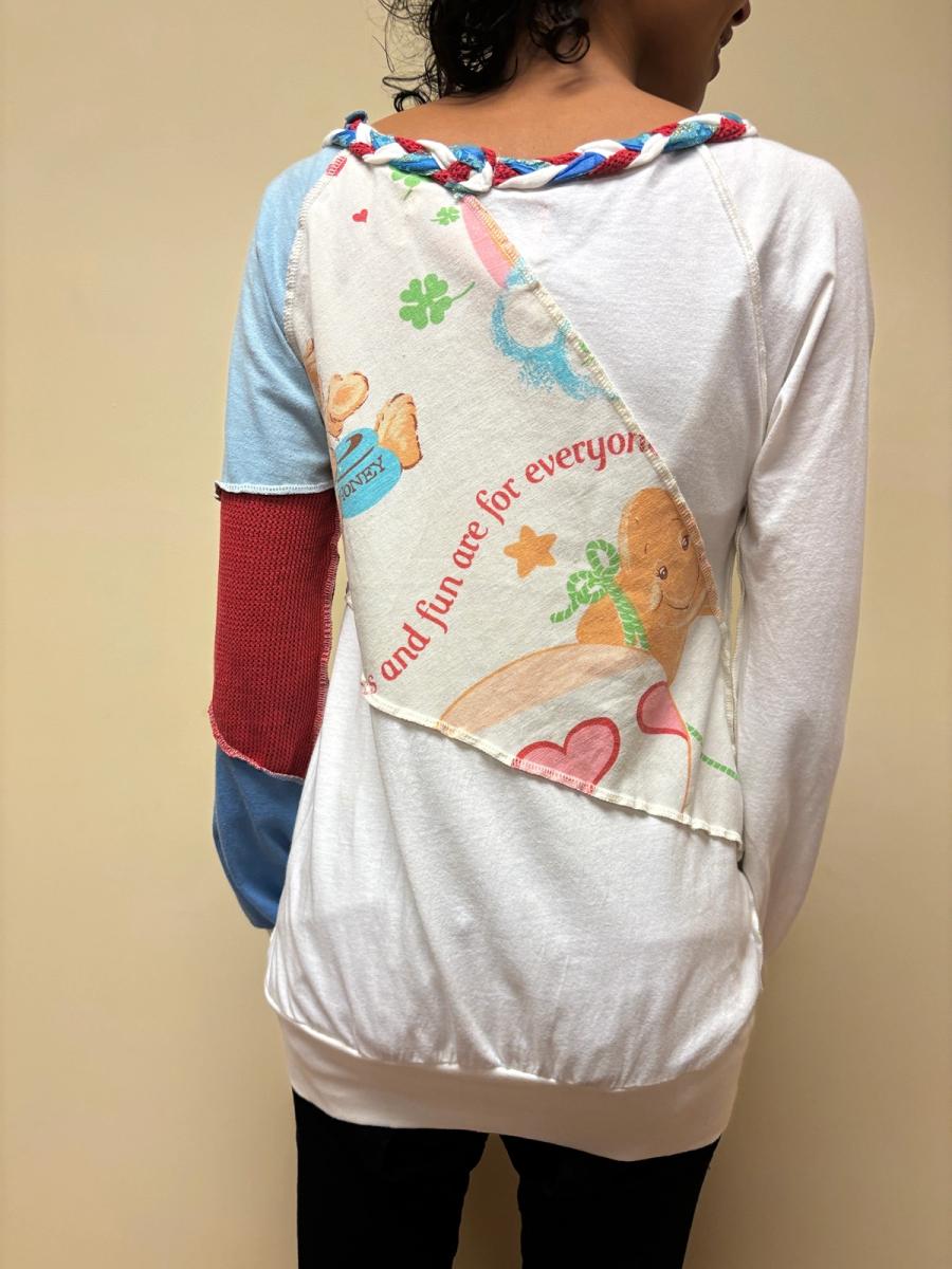 Naoko Ushiro Glamorous Patchwork Bear Shirt product image