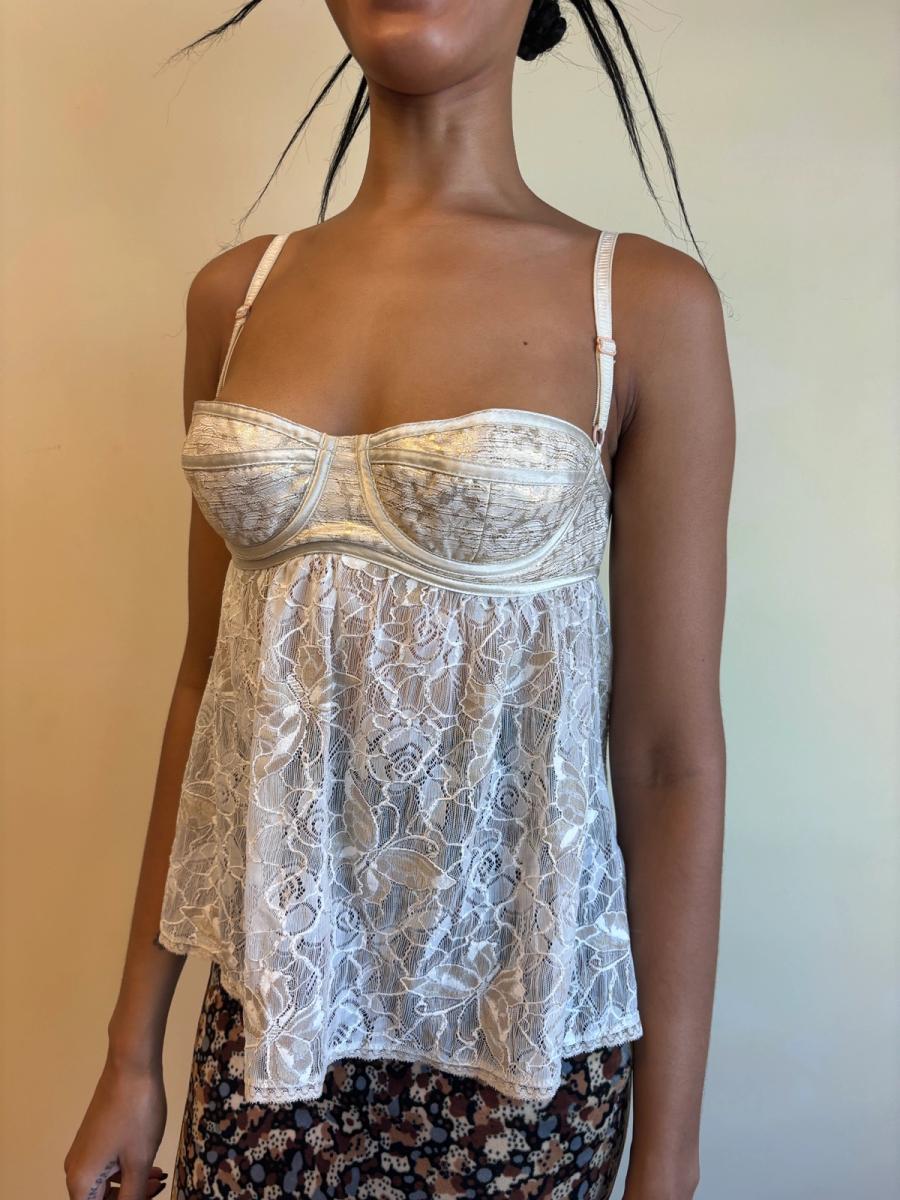 D&G Exposed Bra Babydoll Top product image