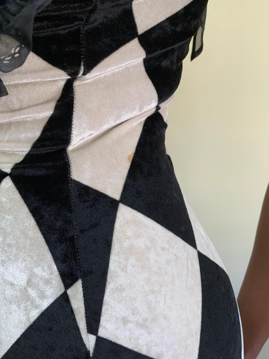 1993 Chantal Thomass Harlequin Mask Dress product image