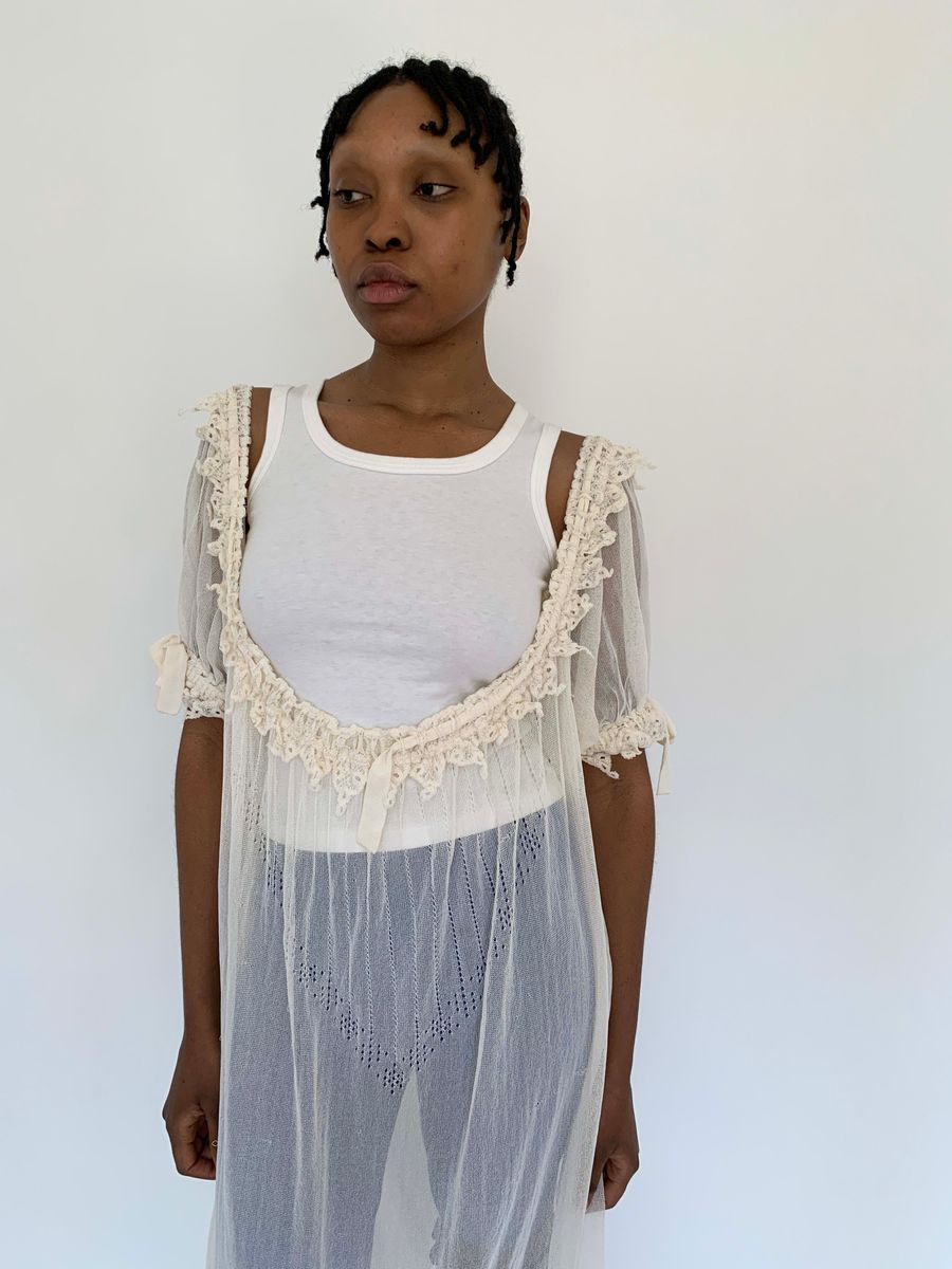 Vivienne Westwood SS 1996 Sheer Knitted Dressing Gown product image