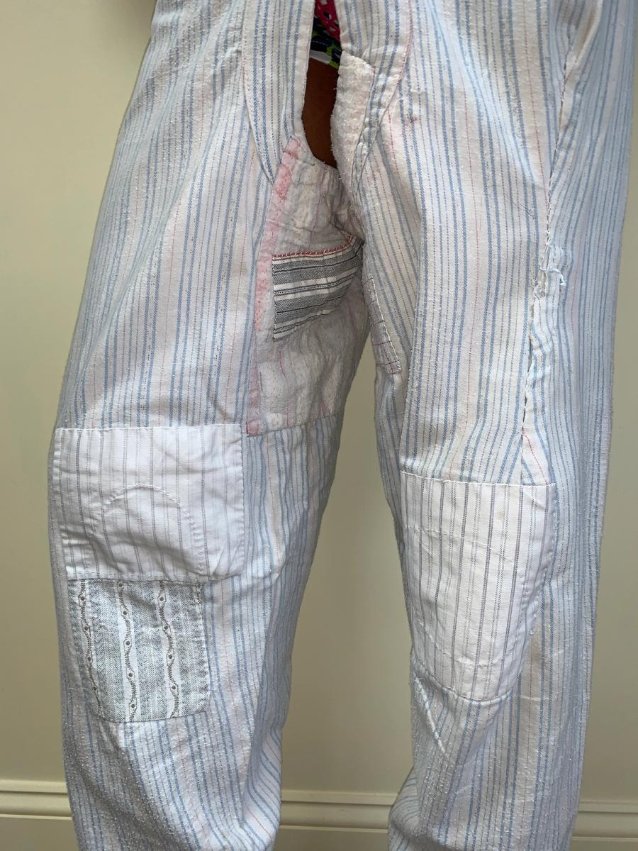 Antique Repaired Flannel Underwear From France product image