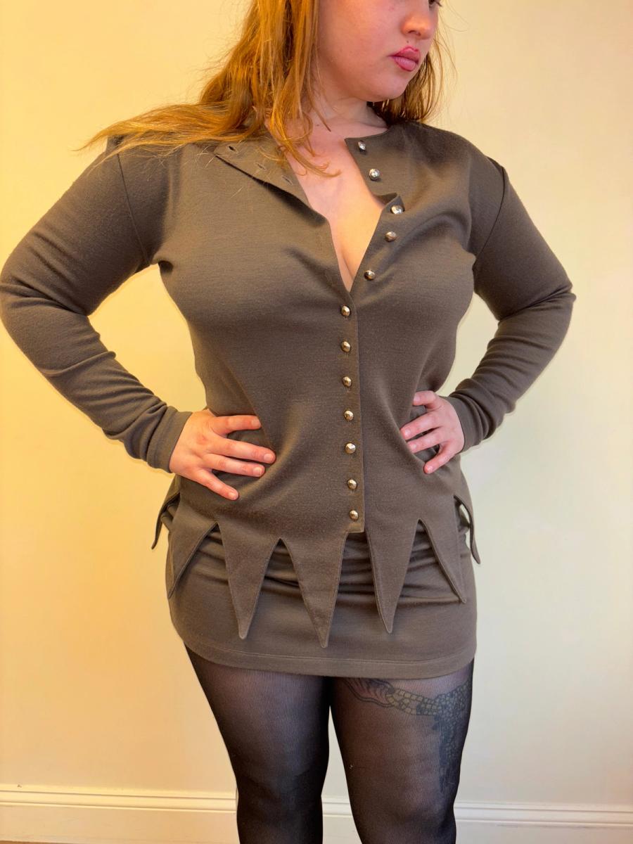 90s Chantal Thomass Jagged Hem Set product image