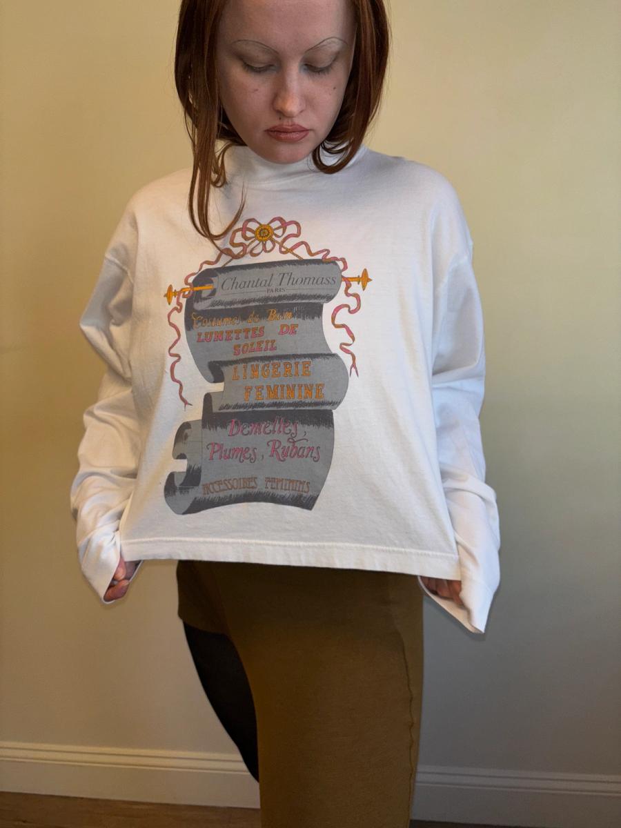 Vintage Chantal Thomass Lingerie Signage T-shirt product image