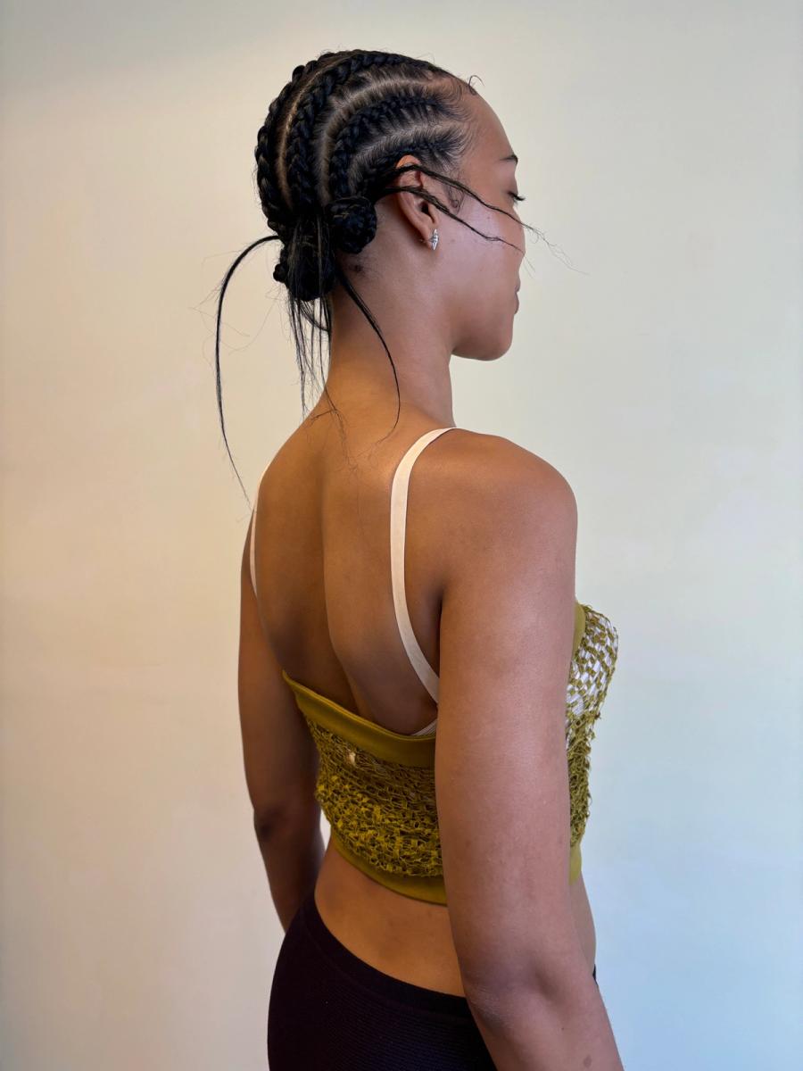1991 Romeo Gigli Draped Netting Tube Top product image