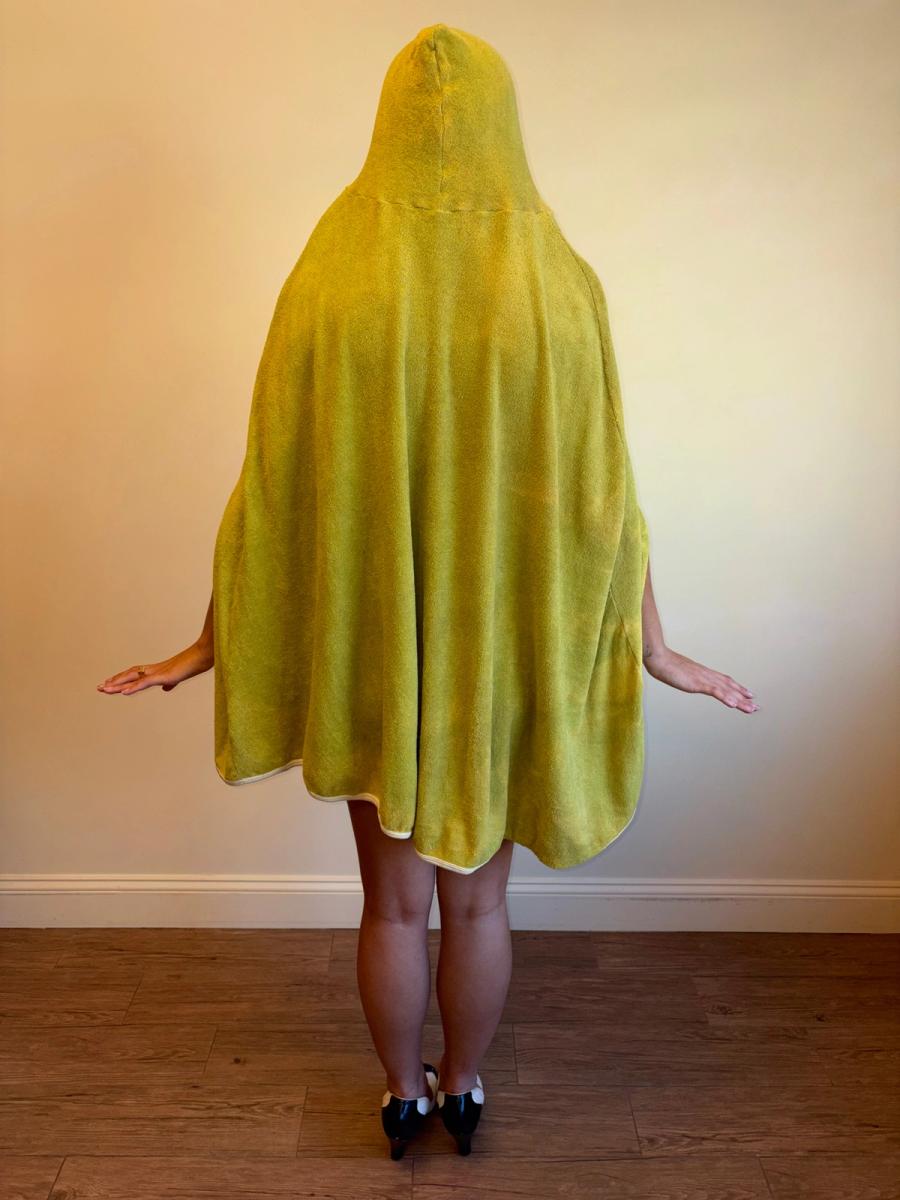 1960s Louis Feraud Space Age Terrycloth Cape product image