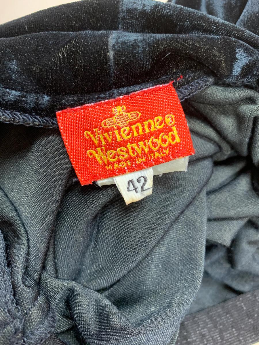 80s Vivienne Westwood Velvet Draped Minidress  product image