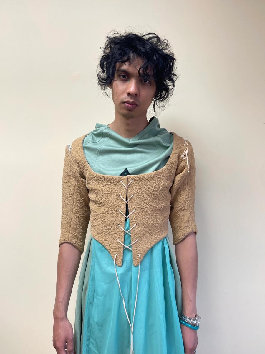 1700s Style Quilted Costume Top product image