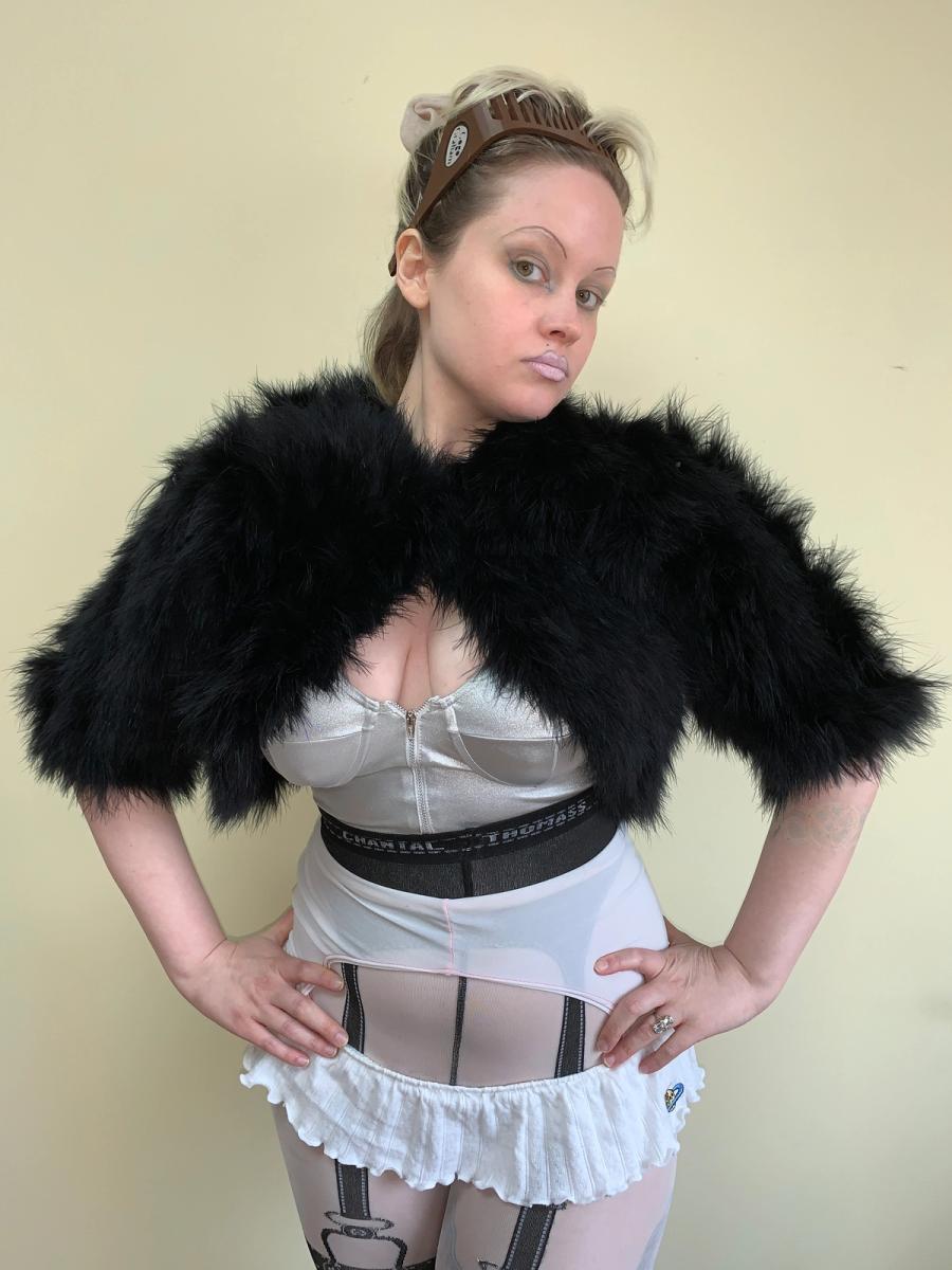 Obscure Desire of Bourgeoisie Marabou Jacket product image