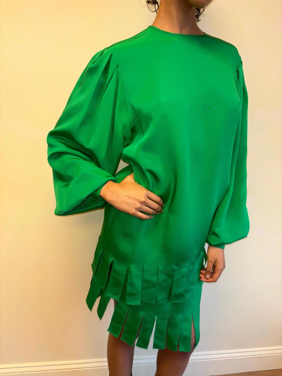 80s Tarquin Ebker Green Fringe Set product image