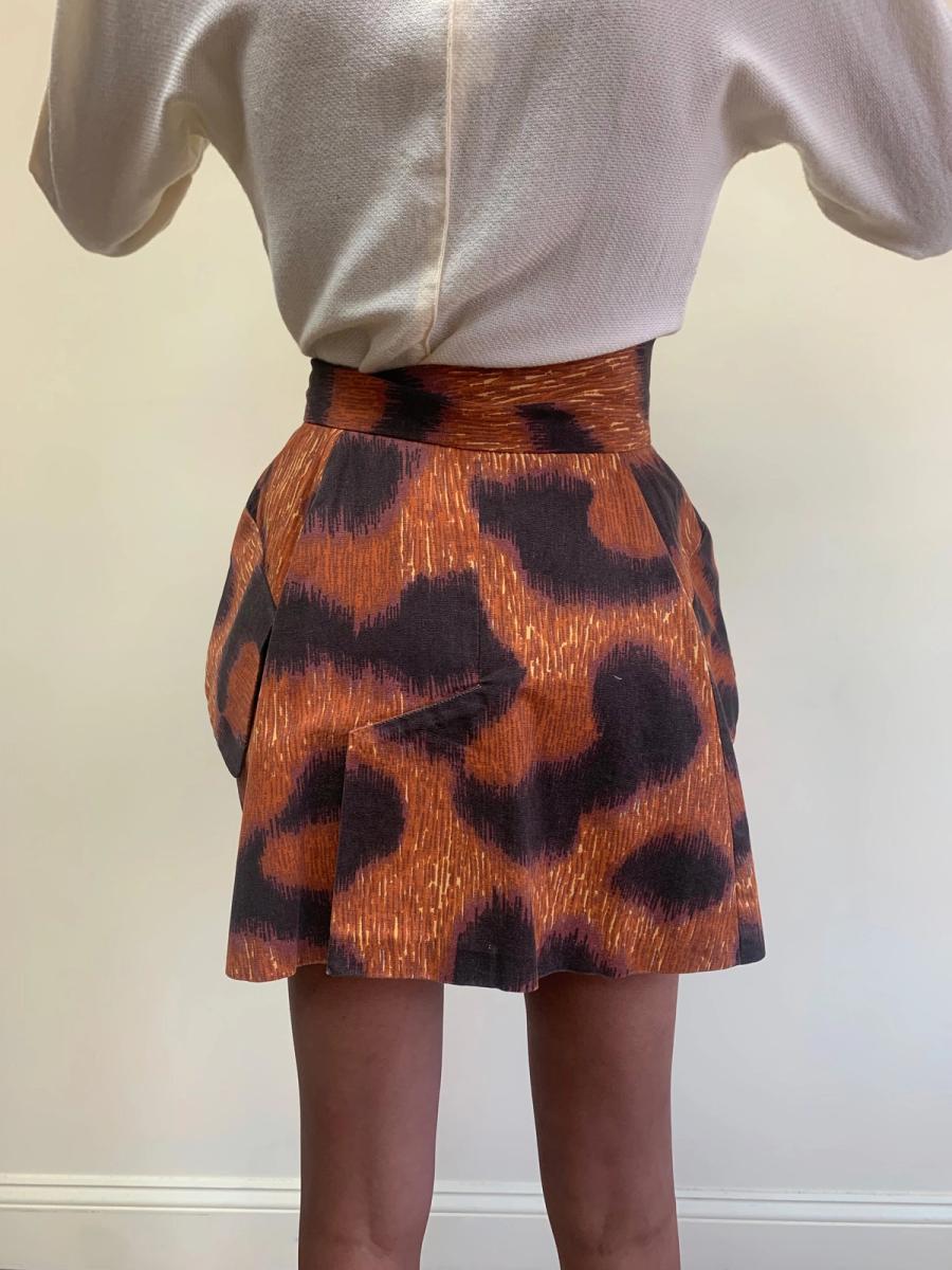 Vivienne Westwood Rare SS94 Café Society Cheetah Skirt product image