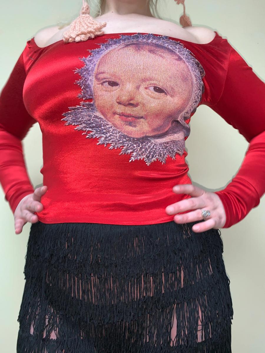 1992 Vivienne Westwood Baby Top from "Always on Camera" Collection product image
