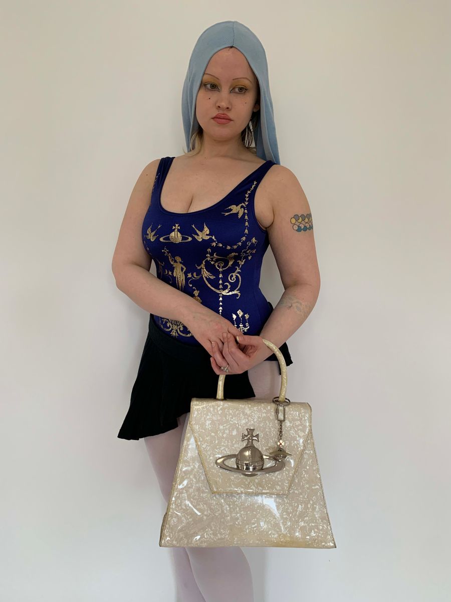 Late 80s/ Early 90s Vivienne Westwood Giant Orb Purse product image