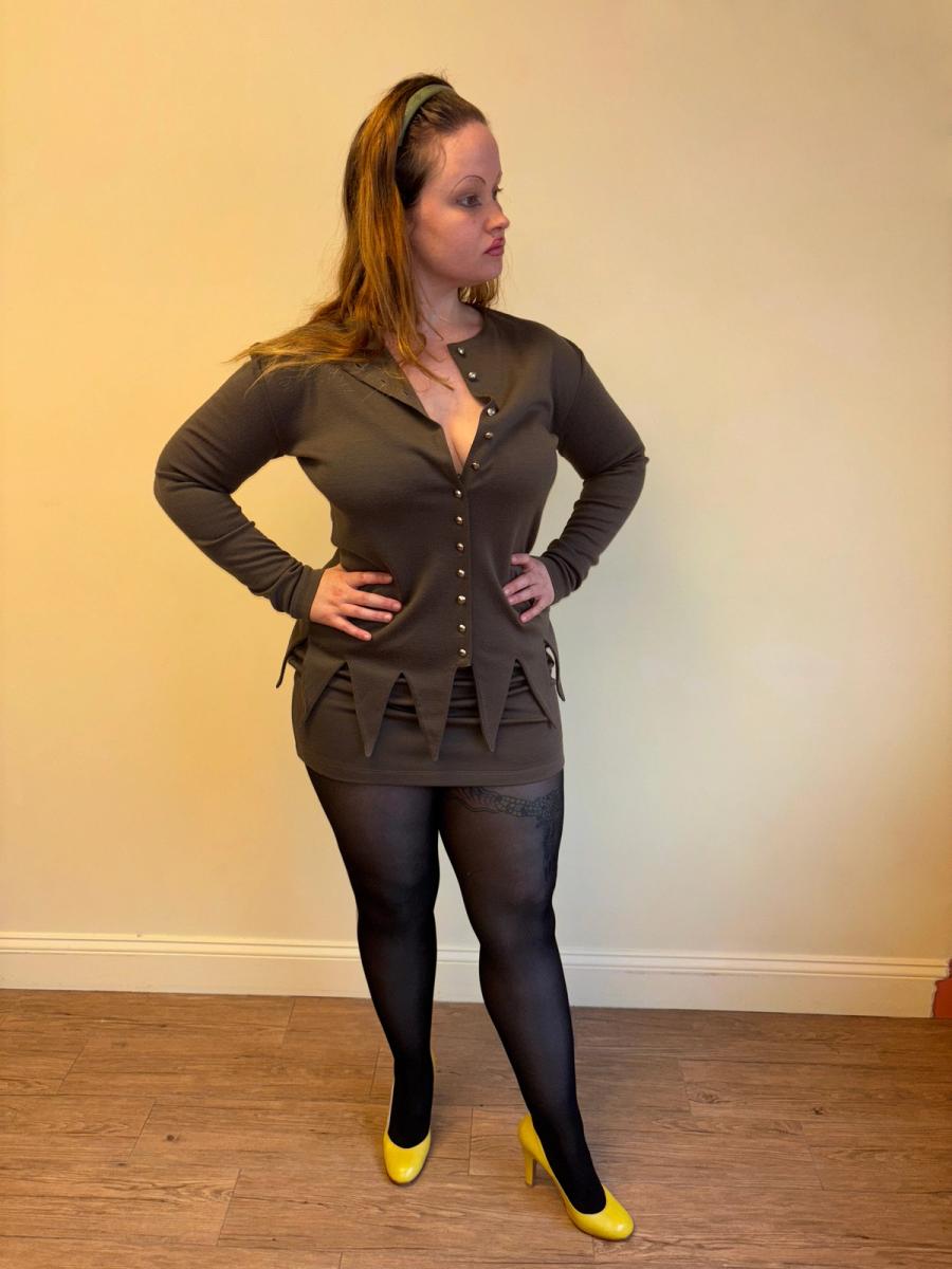 90s Chantal Thomass Jagged Hem Set product image