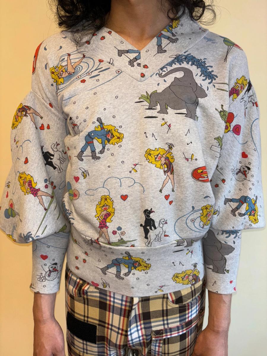 Autumn Winter 2003-2004 Bernhard Willhelm Bimbo Sweatshirt Top product image