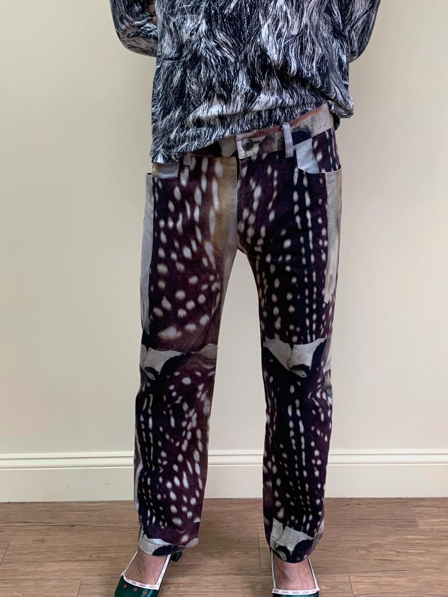 Body Butter Fawn Print Jeans product image