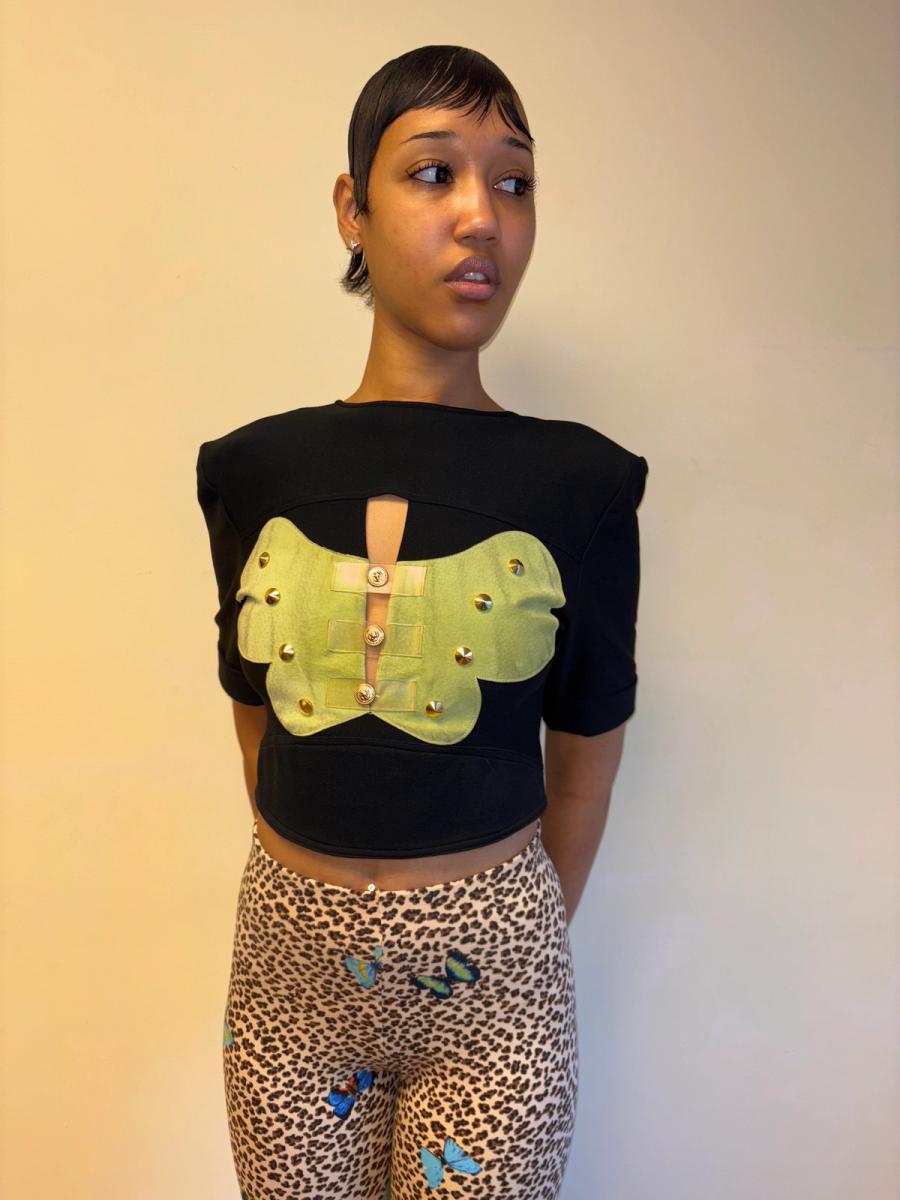 80s French Butterfly Top product image