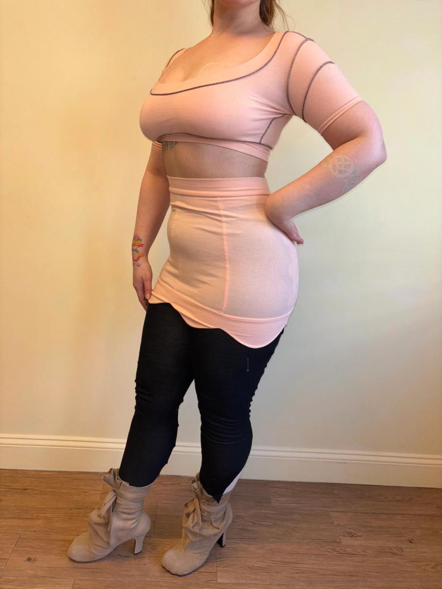 Pam Hogg Baby Pink Scalloped Set product image