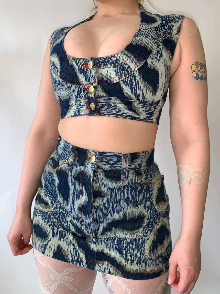 1994 Vivienne Westwood Café Society Leopard Set product image