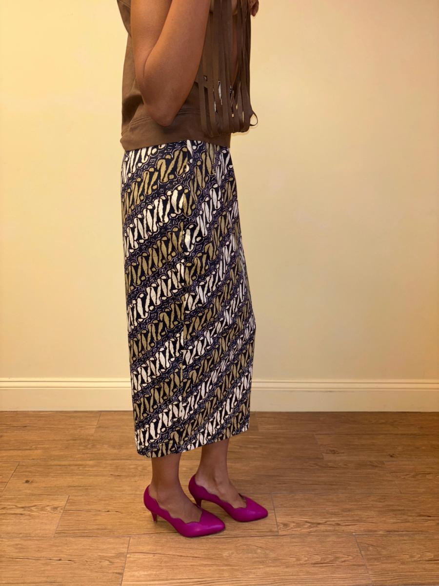 Vintage Ozbek Batik Hobble Skirt product image