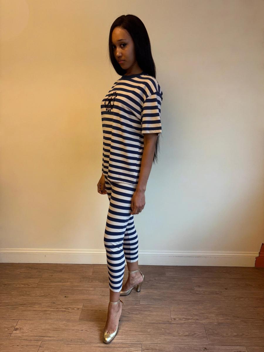 80s Junior Gaultier Striped Set product image
